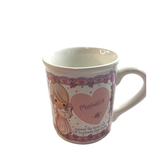 Precious Moments Coffee Cup Personalized Michelle - Picture 1 of 7
